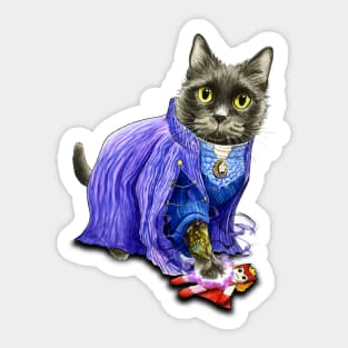 Lily Cat Harkness 2 Sticker